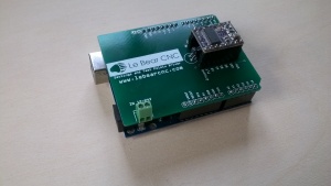 Arduino Shield test Pololu monté sur Arduino